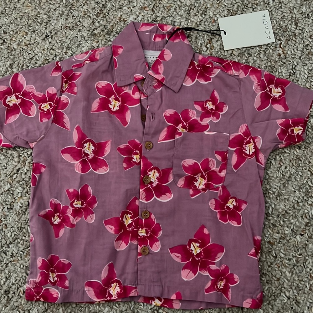 NWT Acacia Boys Aloha Shirt (Gili)